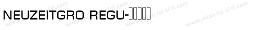 neuzeitgro regu字体转换